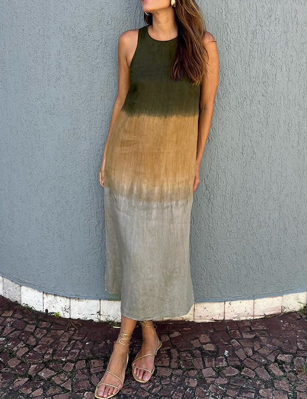Heather - Lässiges Gradient Kleid
