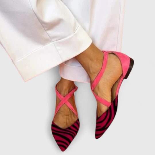 Khreysa - Elegante Ballerinas mit Riemen