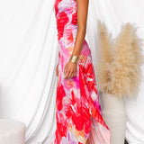 Jana | Plissee-Kleid mit One-Shoulder