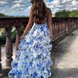 Ursula | Florales Midikleid mit Rüschen