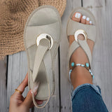 Skylar - Flache Sandalen mit Metallschnalle