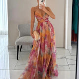 Gesine | Bezauberndes Maxikleid mit Blumenmuster