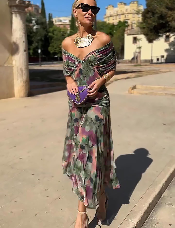Henrike | Korallen-Abendkleid