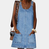 Selma | Lässiges Kleid im Denim-Look