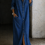 Dana | Jeanskleid mit Knopfleiste
