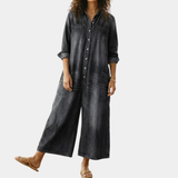 Diana | Vintage-Jumpsuit mit Knopfleiste