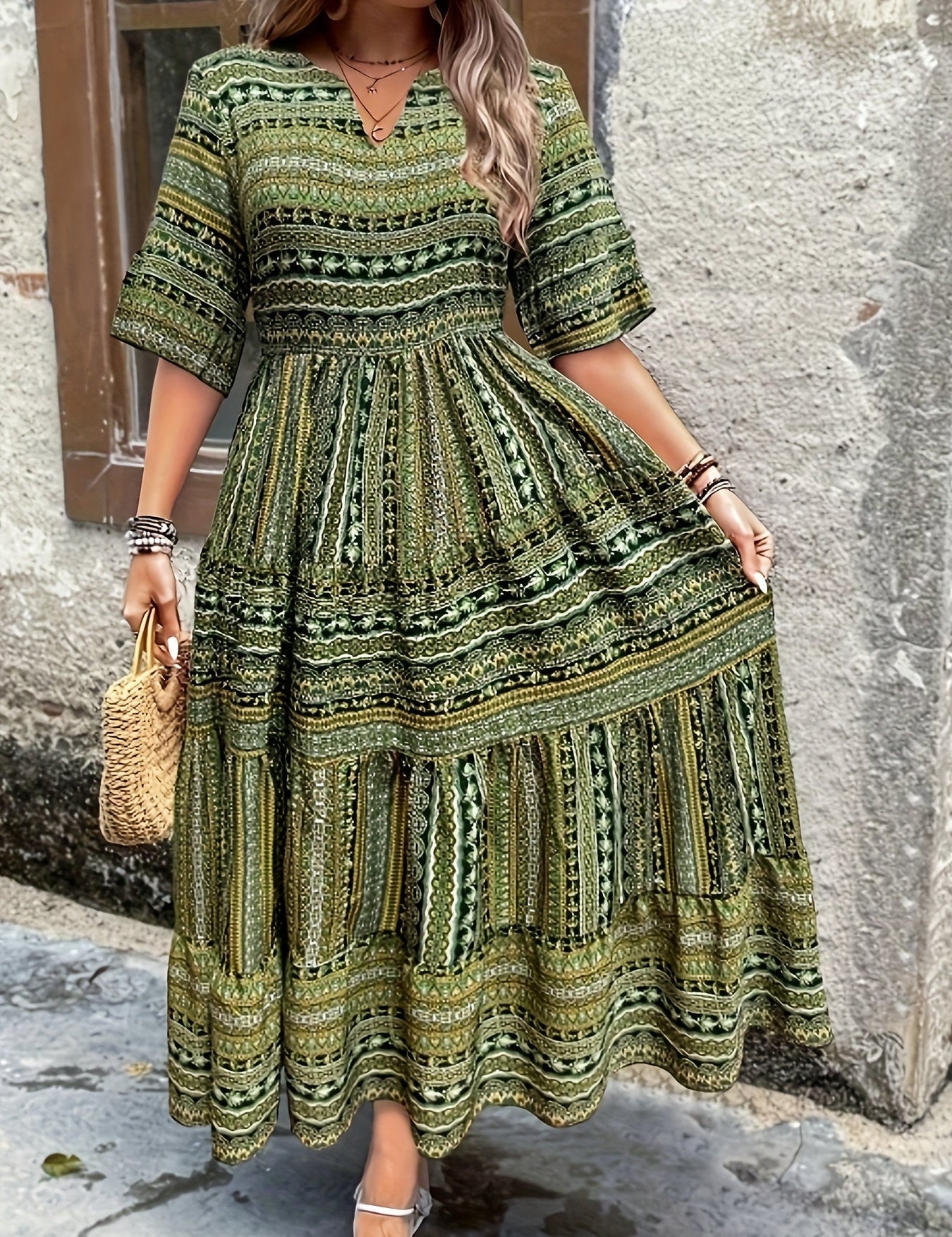 Joraine - Fließendes Ethno-Kleid