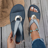 Skylar - Flache Sandalen mit Metallschnalle