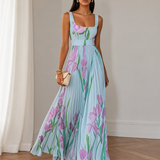 Ottilie | Florales Maxikleid in A-Linie
