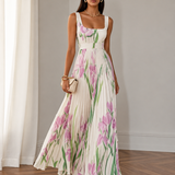 Ottilie | Florales Maxikleid in A-Linie