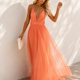 Genoveva | Maxikleid Korallenlicht