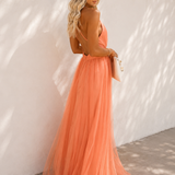 Genoveva | Maxikleid Korallenlicht