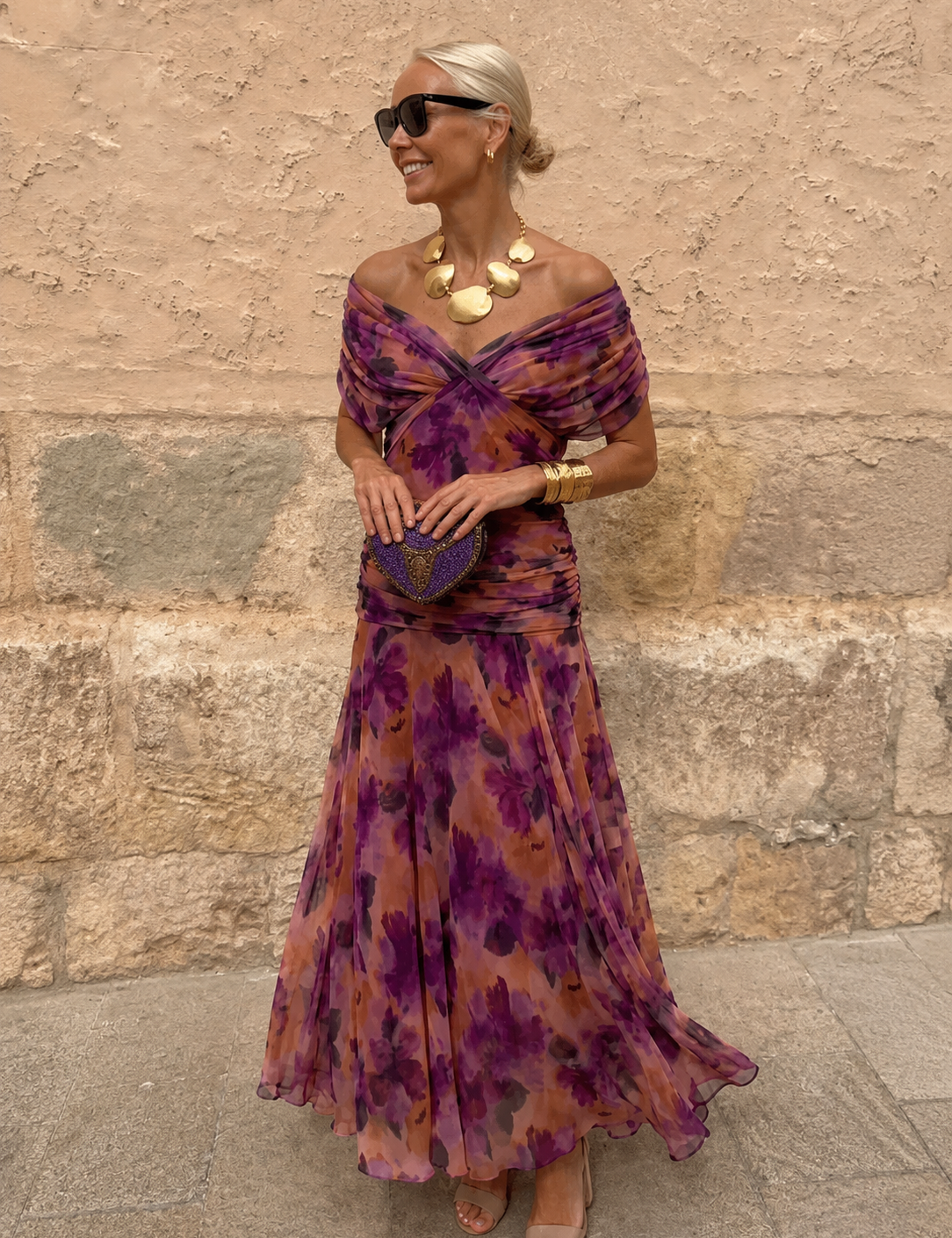 Henrike | Korallen-Abendkleid