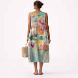 Karla™ | Elegantes Midikleid mit buntem Print