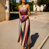 Evelin | Elegantes langes Kleid