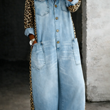 Amanda | Klassischer Denim-Jumpsuit