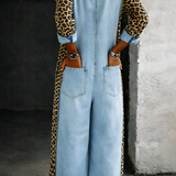 Amanda | Klassischer Denim-Jumpsuit