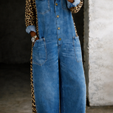Amanda | Klassischer Denim-Jumpsuit