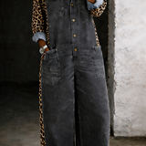 Amanda | Klassischer Denim-Jumpsuit