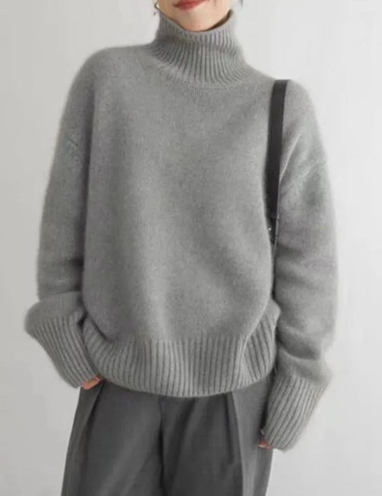 Amaya | Luxuriöser Kaschmir Rollkragenpullover