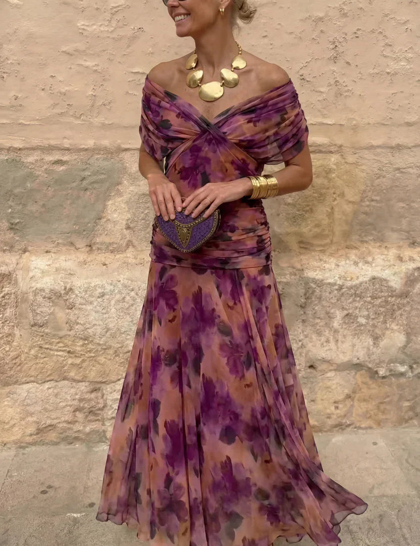 Henrike | Korallen-Abendkleid