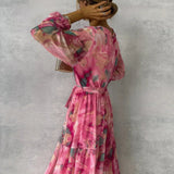 Hanna | Wickelkleid mit Blumenmuster