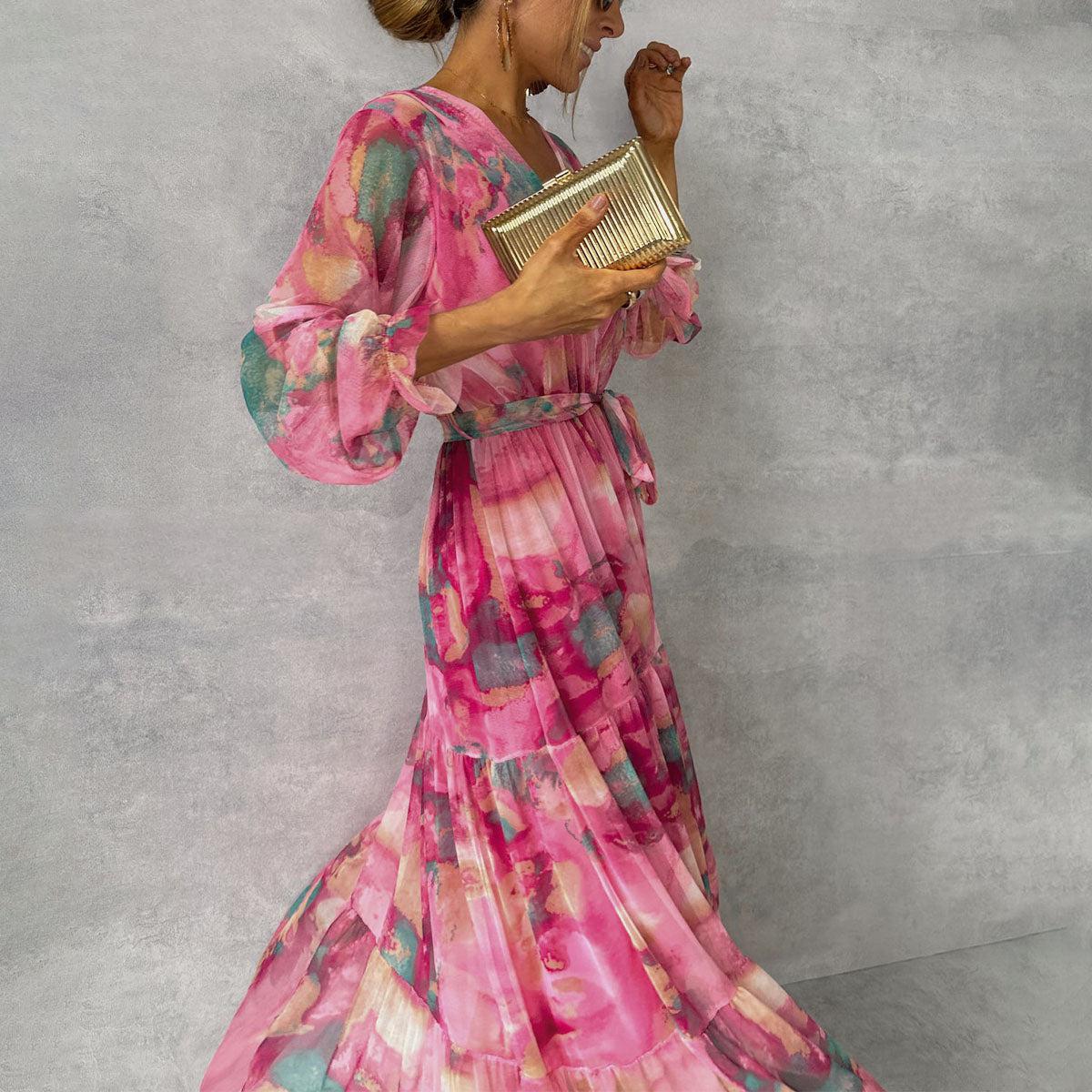 Hanna | Wickelkleid mit Blumenmuster