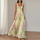 Ottilie | Florales Maxikleid in A-Linie
