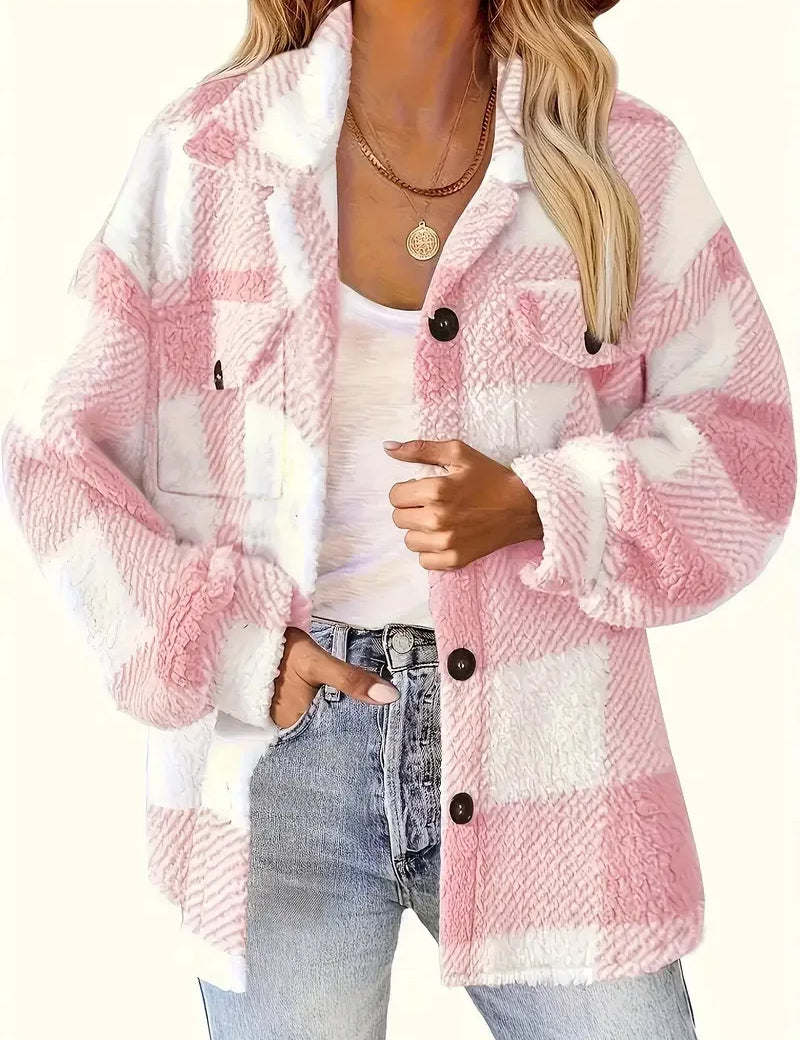 Martin | Elegante Karierte Fleecejacke