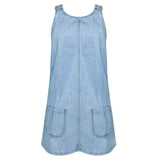 Selma | Lässiges Kleid im Denim-Look