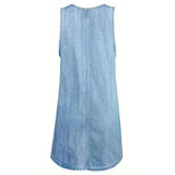 Selma | Lässiges Kleid im Denim-Look