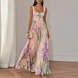 Ottilie | Florales Maxikleid in A-Linie