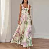 Ottilie | Florales Maxikleid in A-Linie