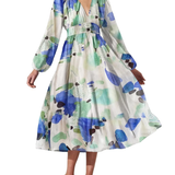 Carolin | Feminines Kleid mit Blumenmuster