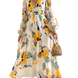 Carolin | Feminines Kleid mit Blumenmuster