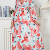 Carolin | Feminines Kleid mit Blumenmuster