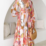 Carolin | Feminines Kleid mit Blumenmuster