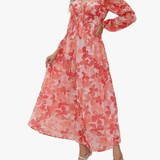 Carolin | Feminines Kleid mit Blumenmuster