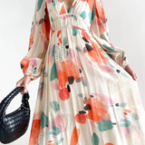 Carolin | Feminines Kleid mit Blumenmuster