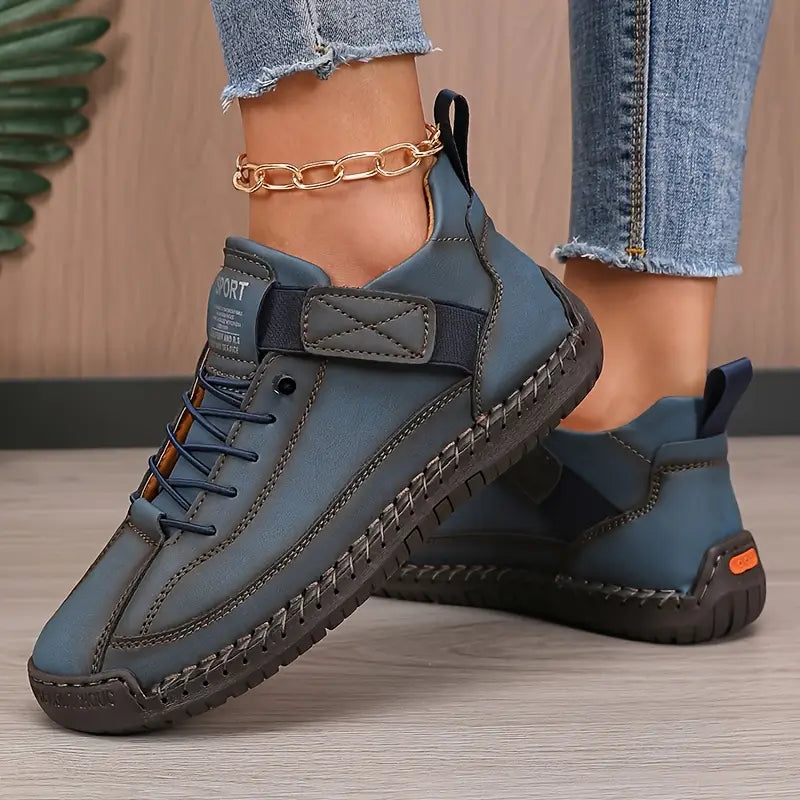 Gisela - Bequeme orthopädische Schuhe mit Ledereffekt