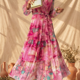 Hanna | Wickelkleid mit Blumenmuster