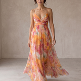 Gesine | Bezauberndes Maxikleid mit Blumenmuster