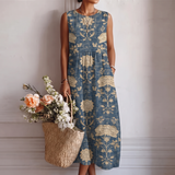 Antje™ | Klassisches Midikleid mit Blumenmuster