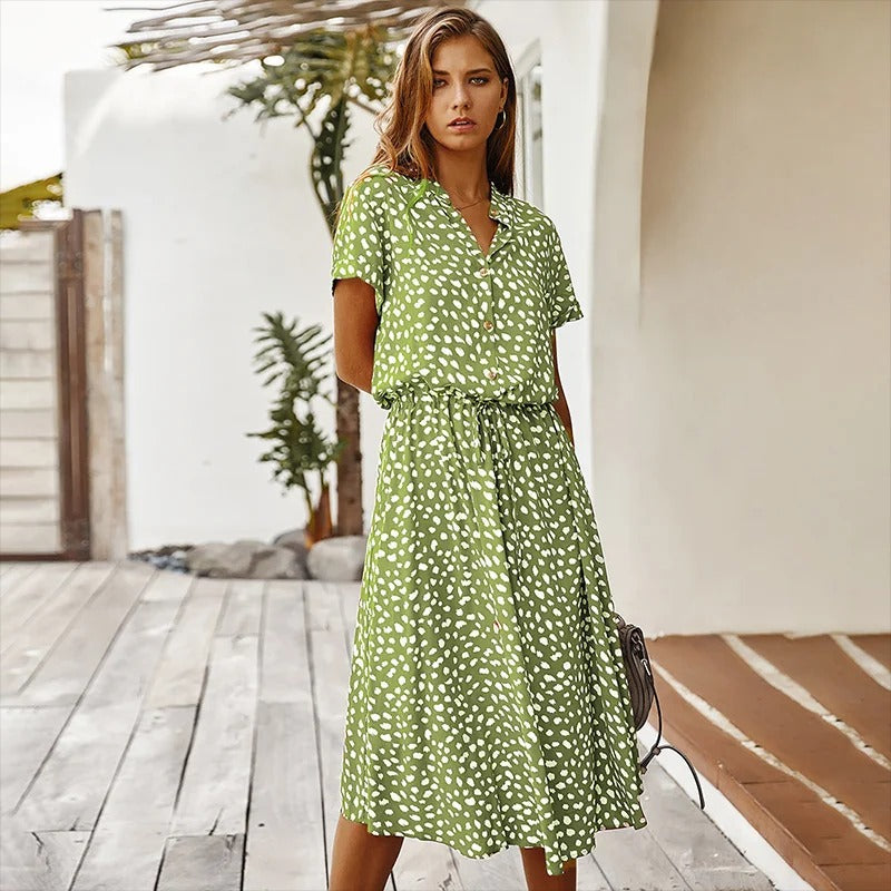Faelina - Bedrucktes Sommerkleid