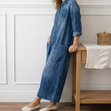 Diana | Vintage-Jumpsuit mit Knopfleiste
