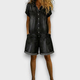 Johanna | Vintage-Shorts im Denim-Look
