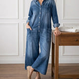 Diana | Vintage-Jumpsuit mit Knopfleiste